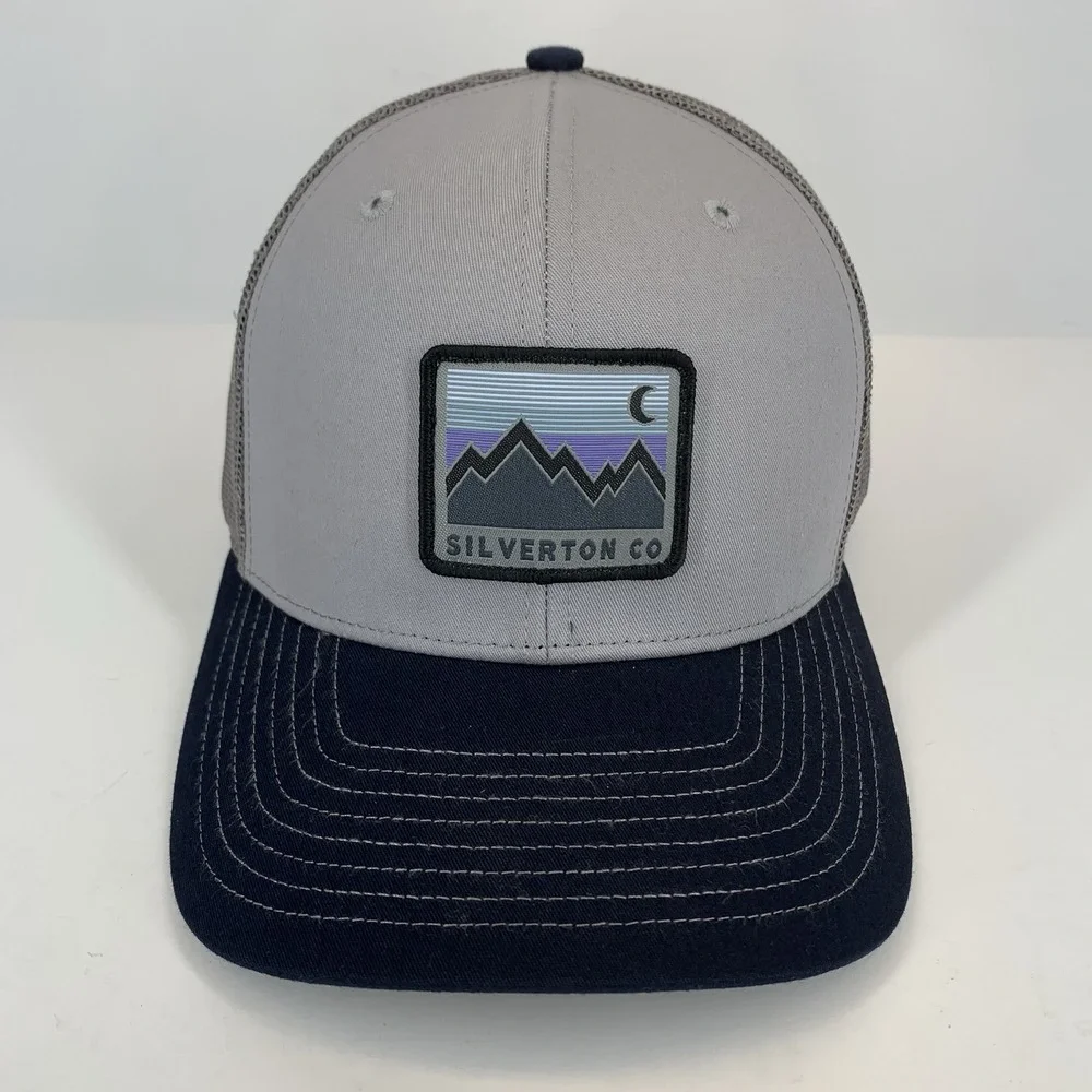 Silverton CO Colorado Trucker Hat Gray Mesh Patch Richardson 112 Snapback Cap